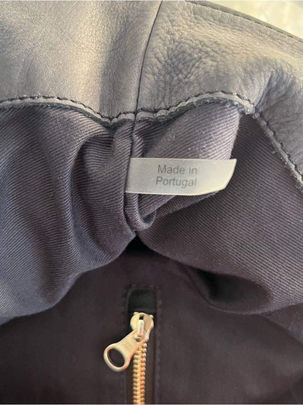 SEE by CHLOE Harriet Hobo Tote Charcoal Grey Nubuck Leather 2 Handles - Picture 11 of 12